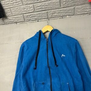 Rusty Full Zip Hoodie Blue Mens Size Medium R Evolution Agents of Change